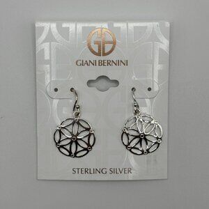 Giani Bernini Women's Sterling Silver Flower of Life Earrings